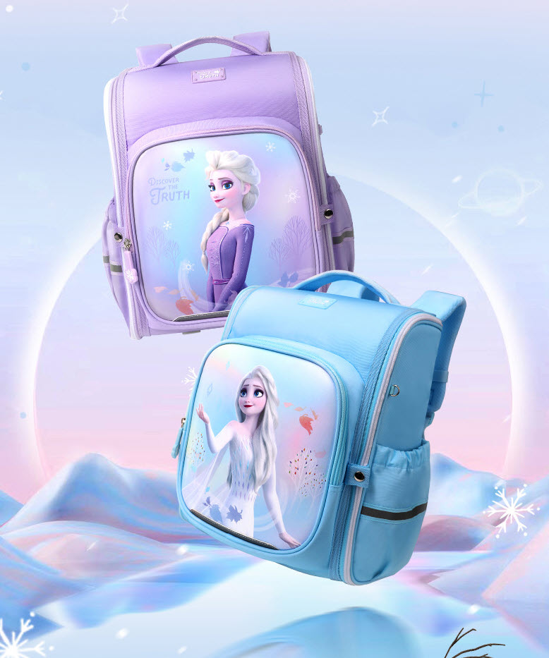Balo học sinh phản quang style 2022 Frozen Disney FP8634
