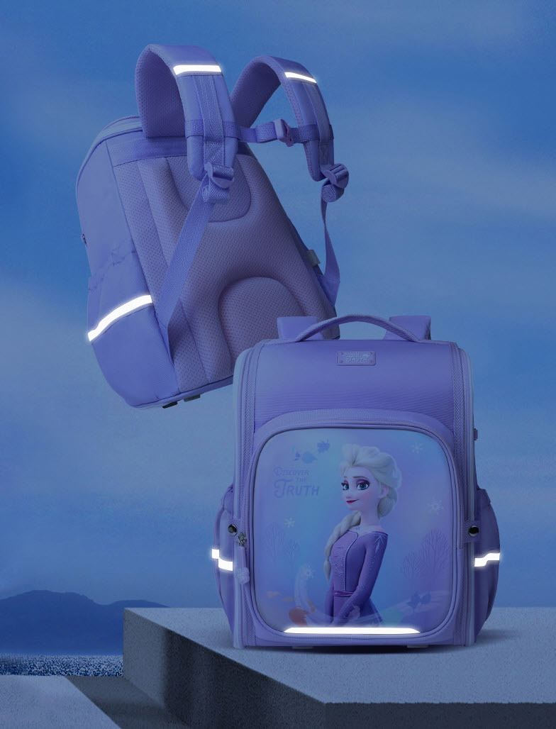 Balo học sinh phản quang style 2022 Frozen Disney FP8634