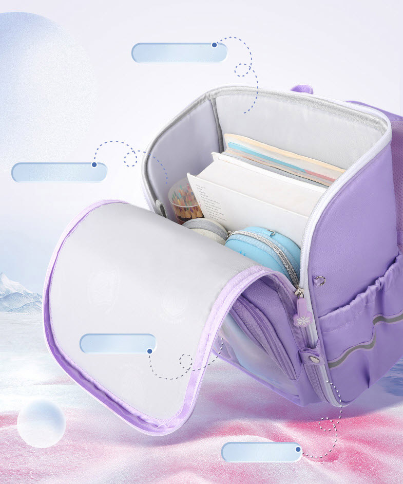 Balo học sinh phản quang style 2022 Frozen Disney FP8634