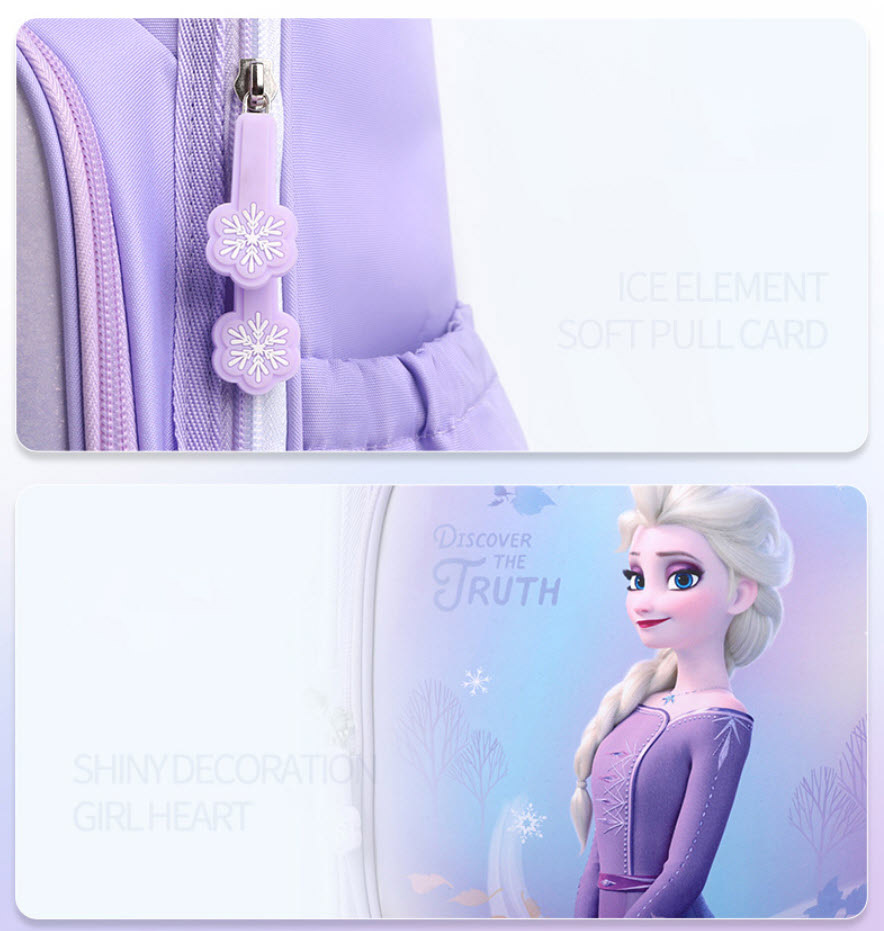 Balo học sinh phản quang style 2022 Frozen Disney FP8634