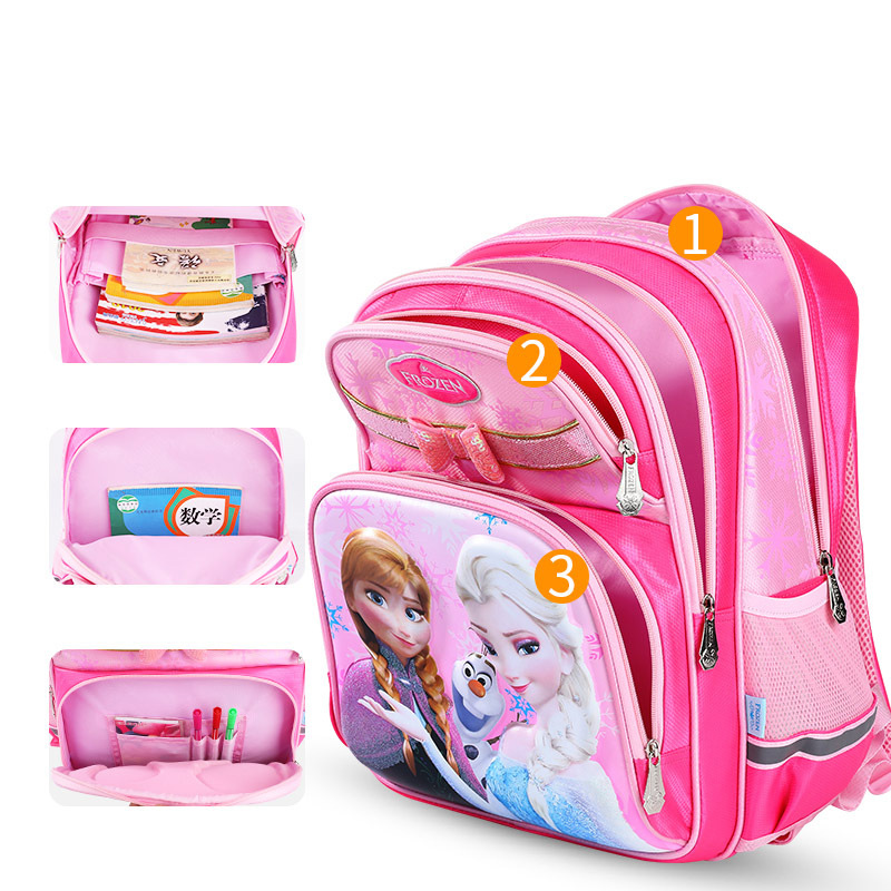 Balo kéo học sinh Frozen Disney FP8087 có phản quang