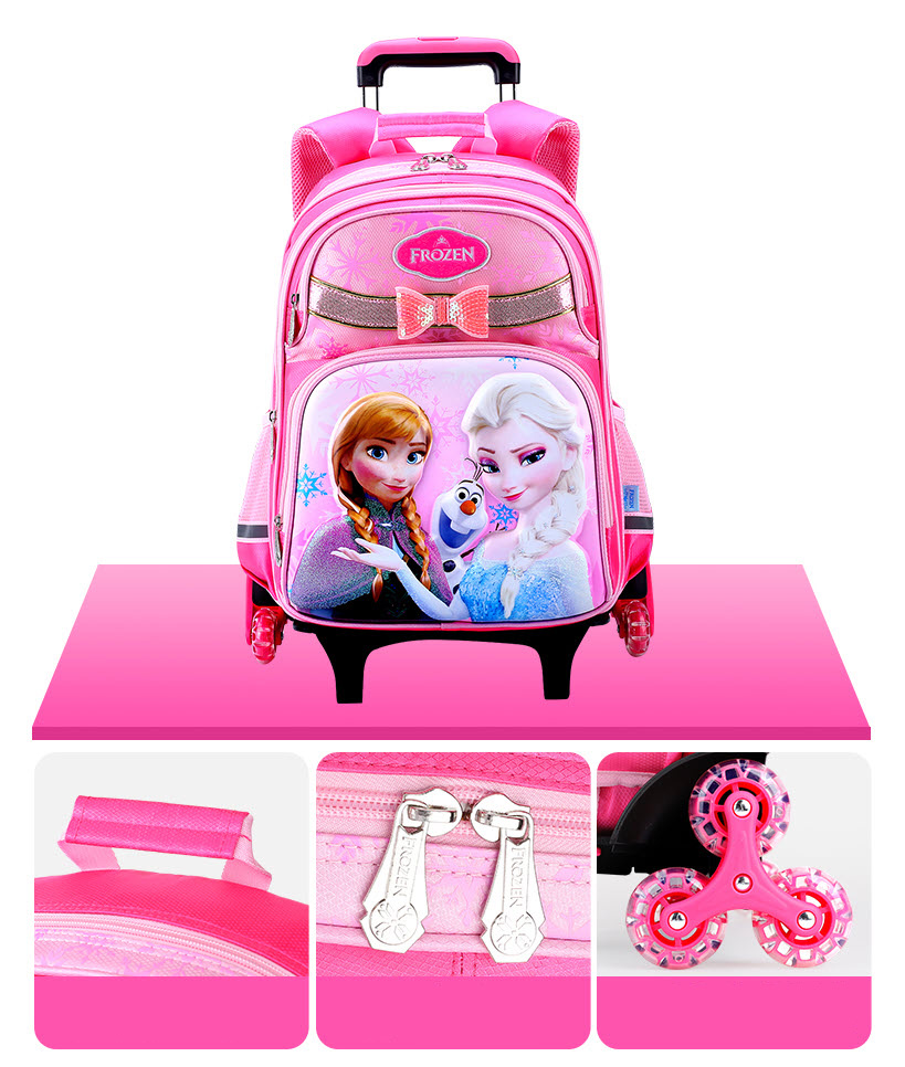 Balo kéo học sinh Frozen Disney FP8087 có phản quang