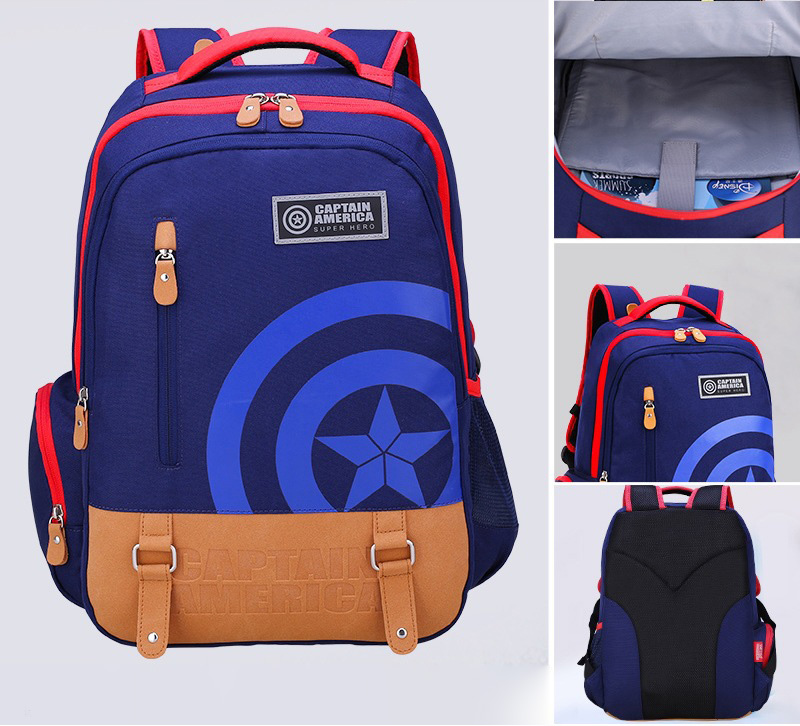 Balo học sinh Disney BA5101A chống gù phản quang cho lớp 3-6 style 2022