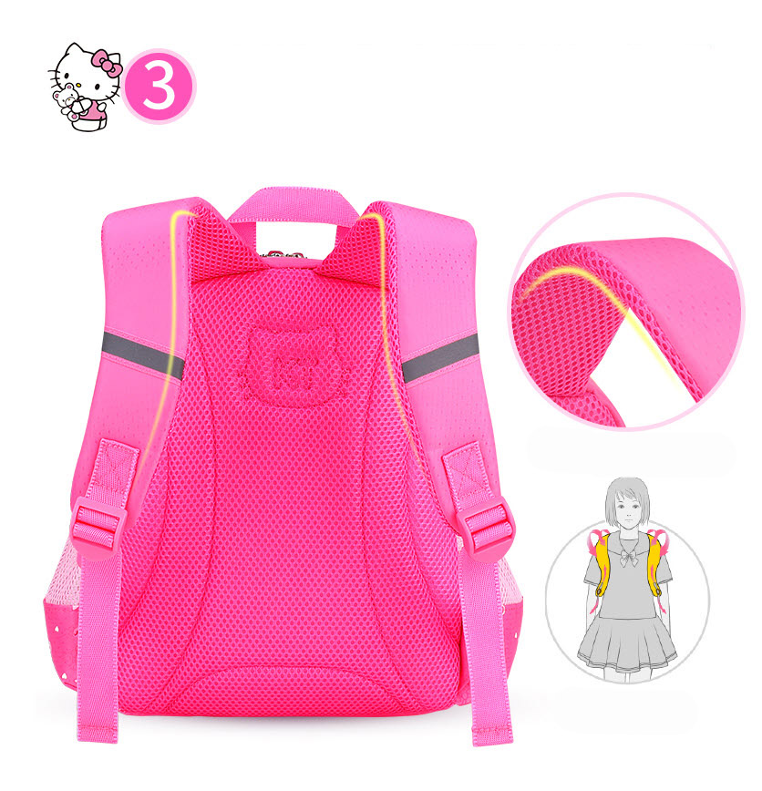 Balo học sinh Hello Kitty 3D SK93066 lớp 1-5 style 2022