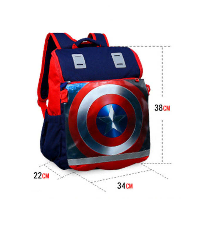 Balo học sinh 2 in 1 Disney BA5038 lớp 1-5 có phản quang