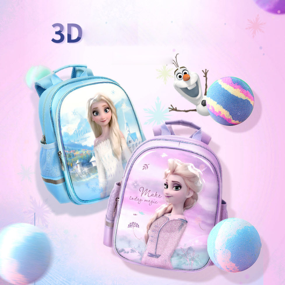 Balo học sinh Frozen Disney FP8511 lớp 1-5 có phản quang