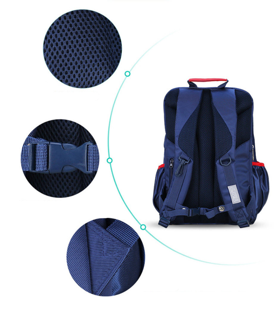 Balo học sinh chống gù Oxford X329 lớp 3-9 trend 2022