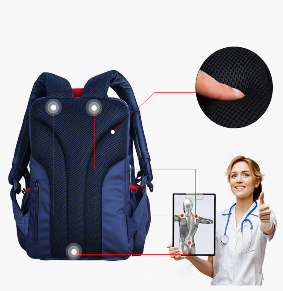 Balo học sinh chống gù Oxford X329 lớp 3-9 trend 2022
