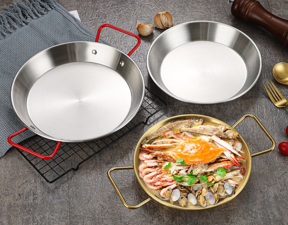 Chảo đựng thức ăn Seafood inox 304 OEM CM151101