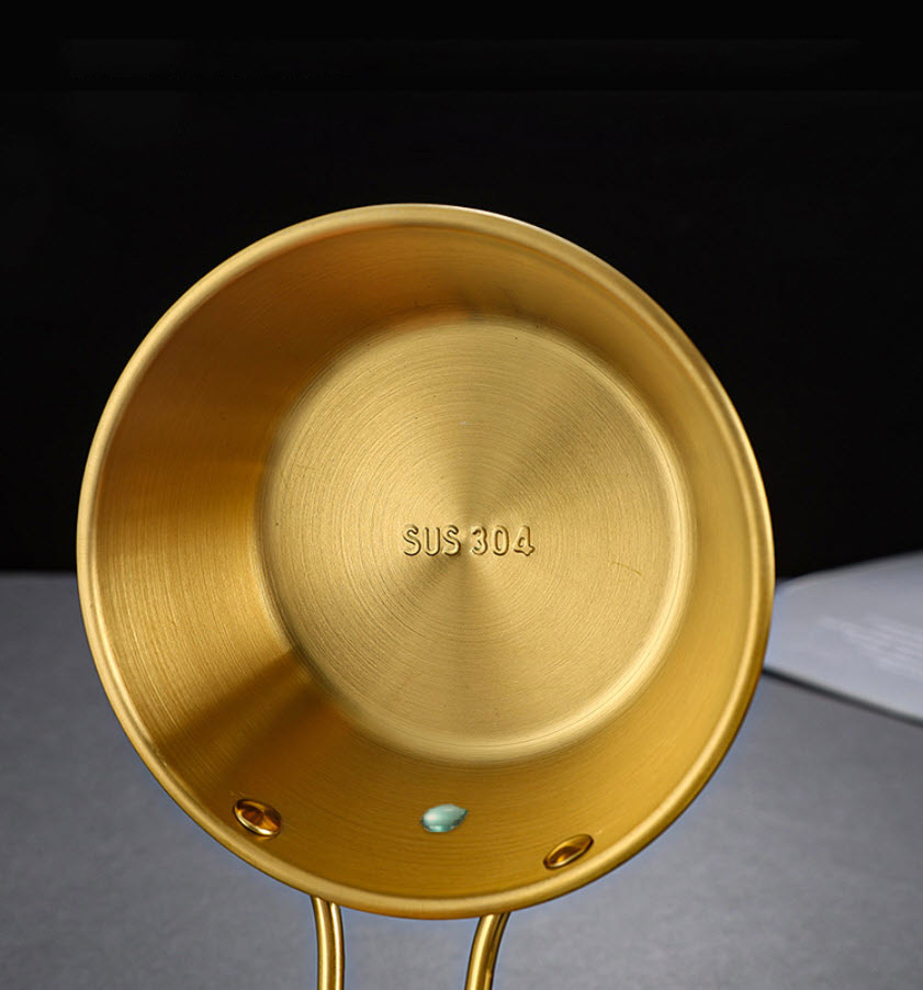 Chén inox 304 có tay cầm OEM CM15150 cho nhà hàng khách sạn