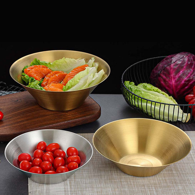 Tô inox đựng thức ăn salad mì ramen bibimbap OEM CM5451