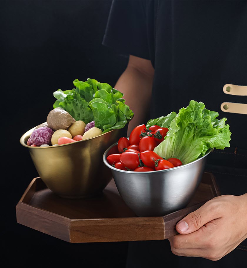 Tô inox thố inox đựng salad rau củ quả OEM CM51515