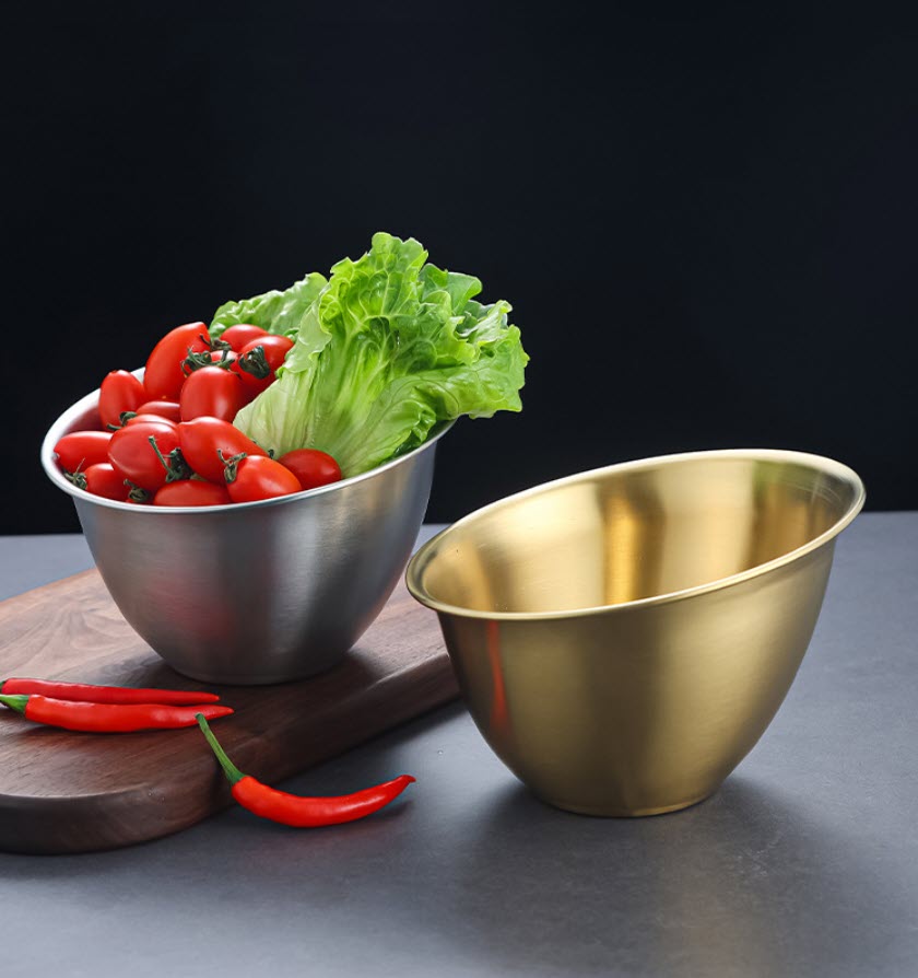 Tô inox thố inox đựng salad rau củ quả OEM CM51515