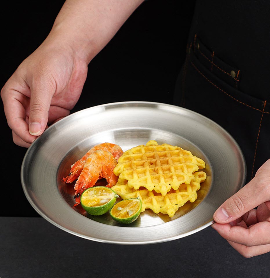 Dĩa inox đựng thức ăn Pasta Spaghetti Salad OEM CM115