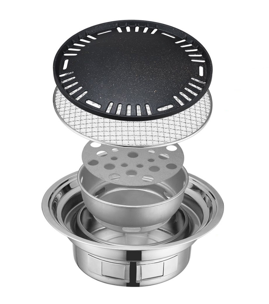 Bếp nướng than để bàn bếp nướng BBQ âm bàn OEM OEM111