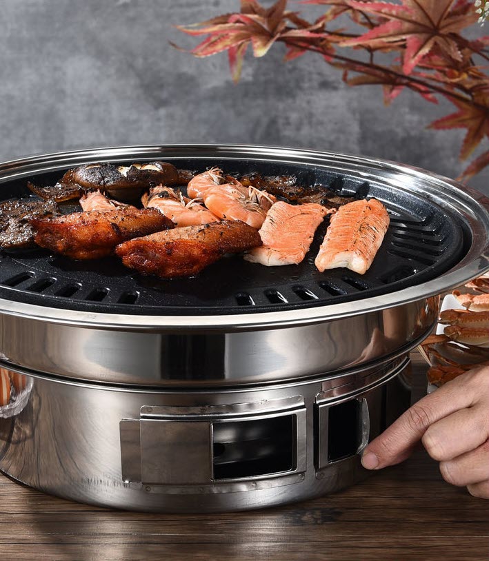 Bếp nướng than để bàn bếp nướng BBQ âm bàn OEM OEM111