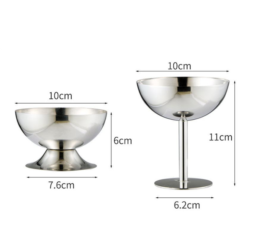 Ly đựng kem inox 304 OEM J8107