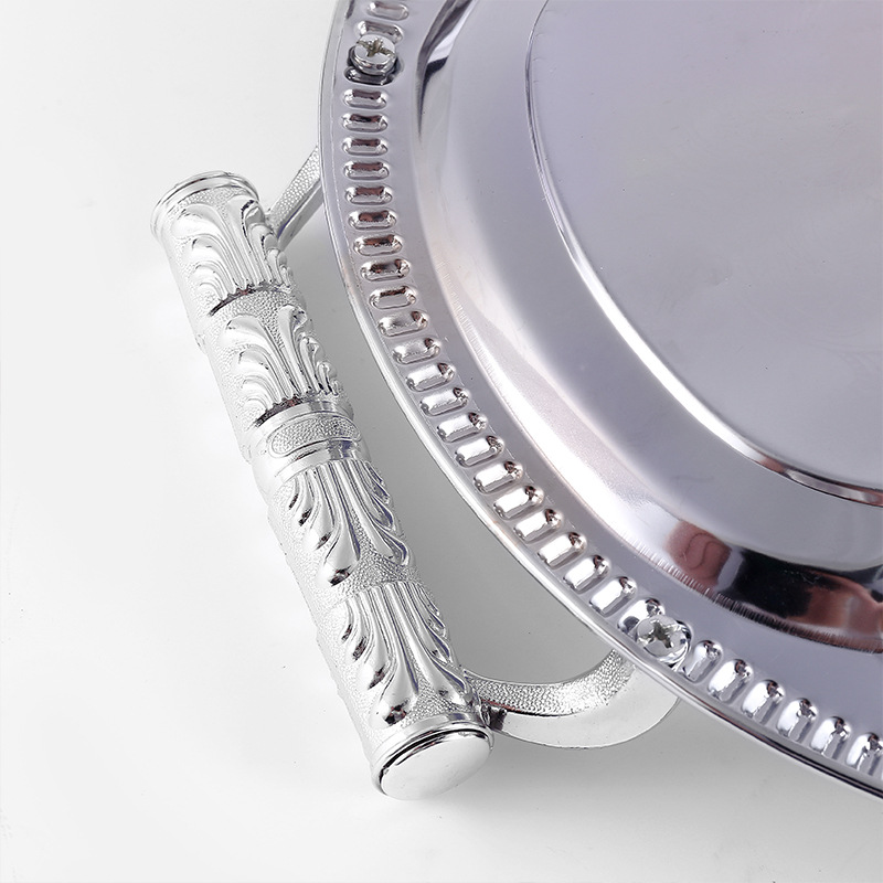 Khay inox oval 2 tay cầm OEM B148