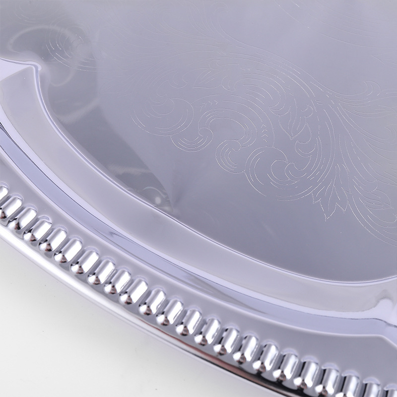 Khay inox oval 2 tay cầm OEM B148