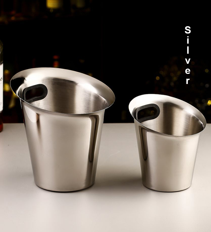Xô đá inox 304 đựng đá ướp rượu bia OEM MH001