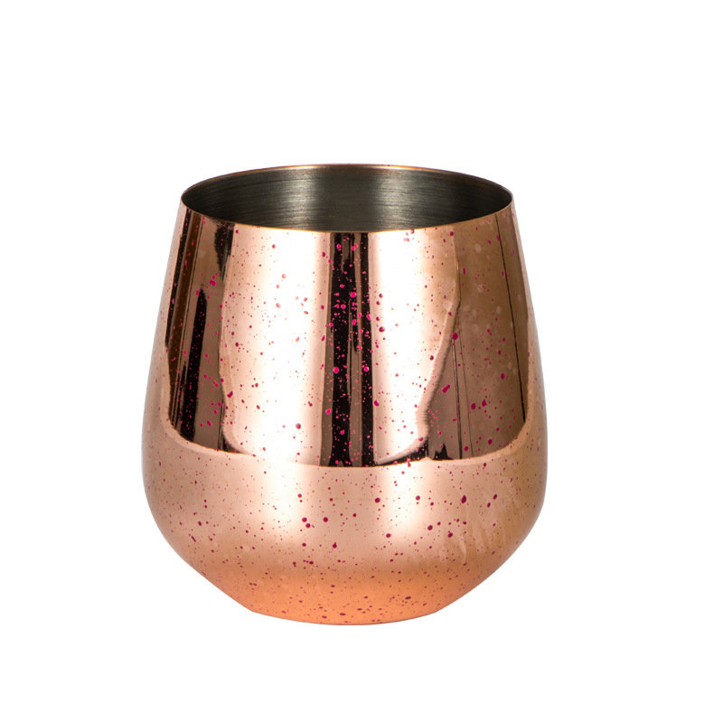 Ly uống cocktail inox mạ vàng 500ml OEM HP2261