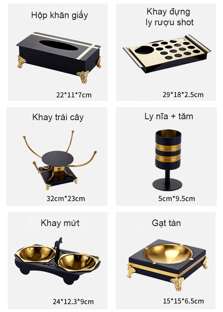 Bộ phụ kiện phục vụ phòng karaoke vip OEM JD4154