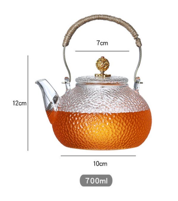 Ấm trà đạo thủy tinh có lõi lọc 900ml OEM GX004
