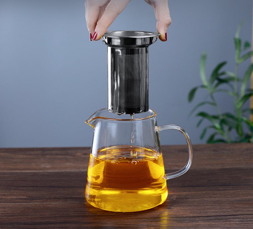 Bình lọc trà bình trà thủy tinh lõi lọc OEM GX012