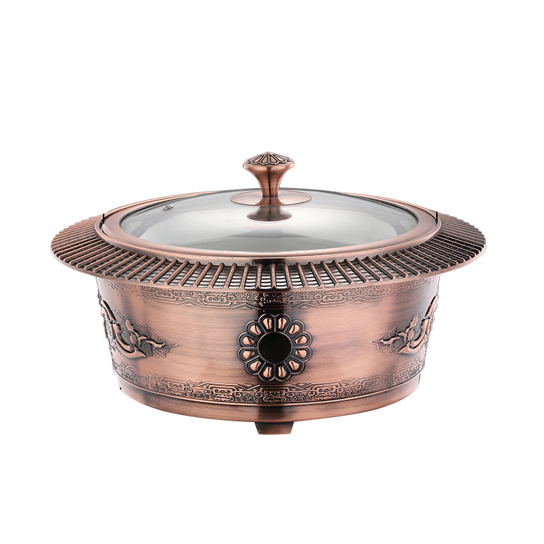 Nồi lẩu cổ điển dùng cồn size 24cm OEM YS0030