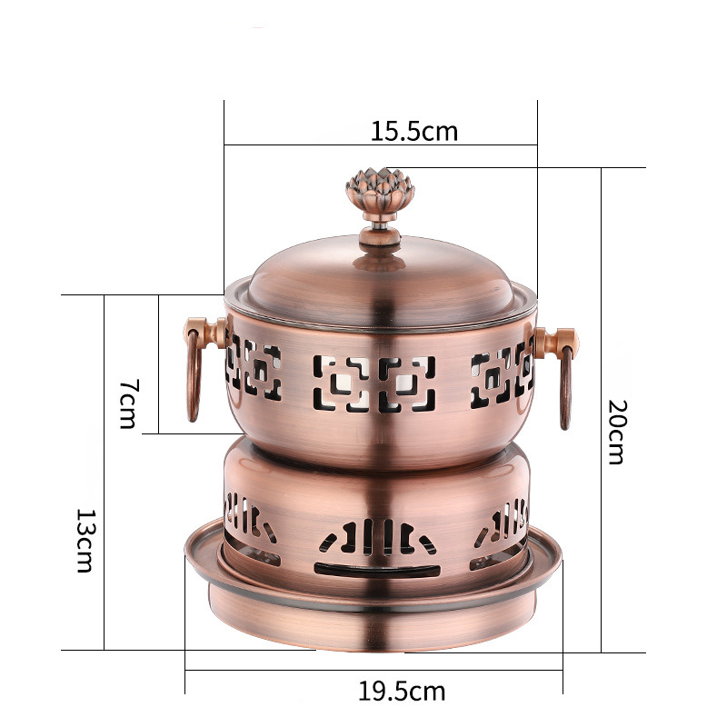Nồi lẩu 1 người cổ điển 15.5cm inox 304 OEM YH0017
