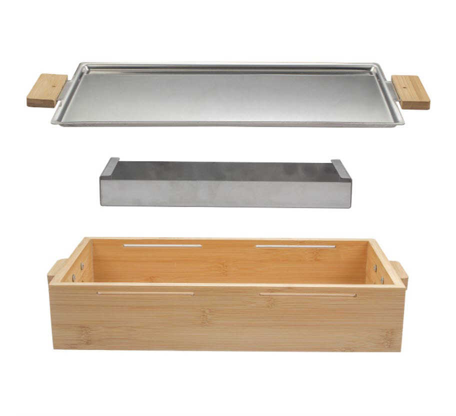 Bếp nướng cồn bộ vỉ nướng kèm bếp cồn nướng thịt bbq nướng hải sản inox 304 OEM CD010