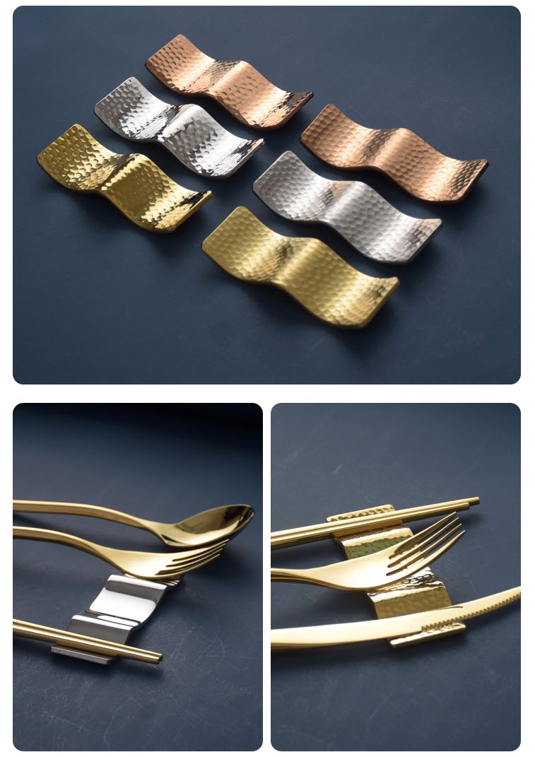 Gác đũa muỗng inox 304 handmade OEM QH004