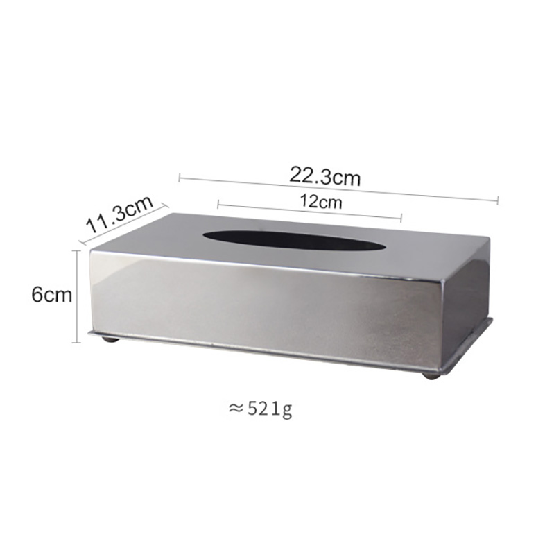 Hộp đựng khăn giấy inox OEM QH005