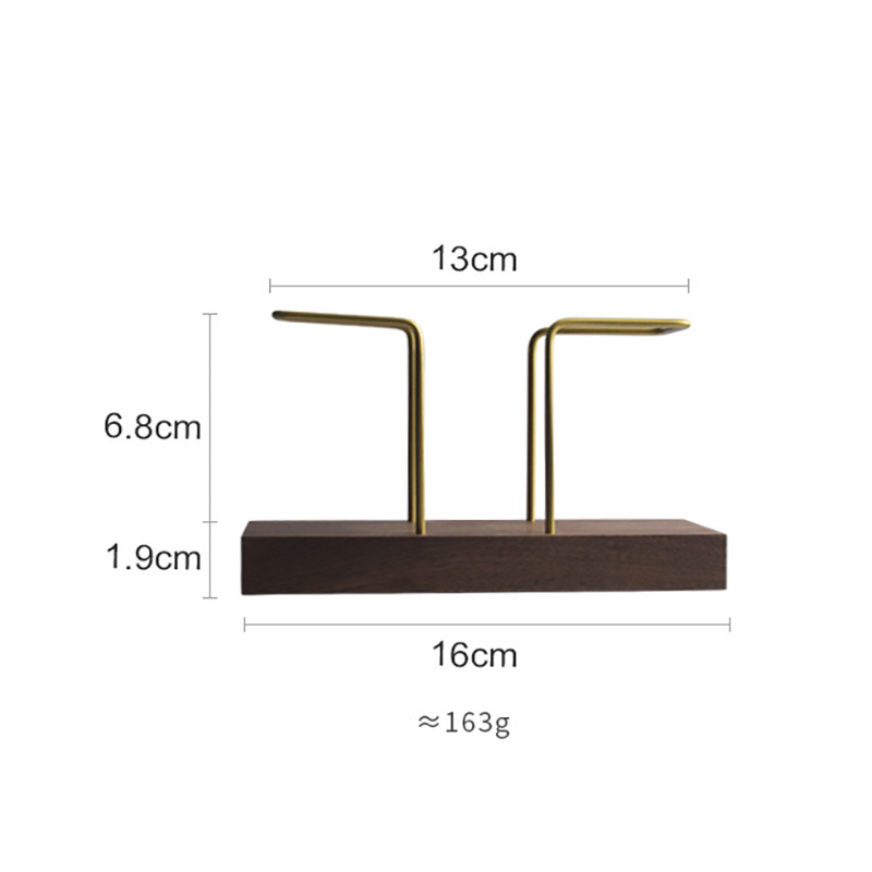Khay đựng khăn giấy để bàn khung thép đế gỗ OEM QH007
