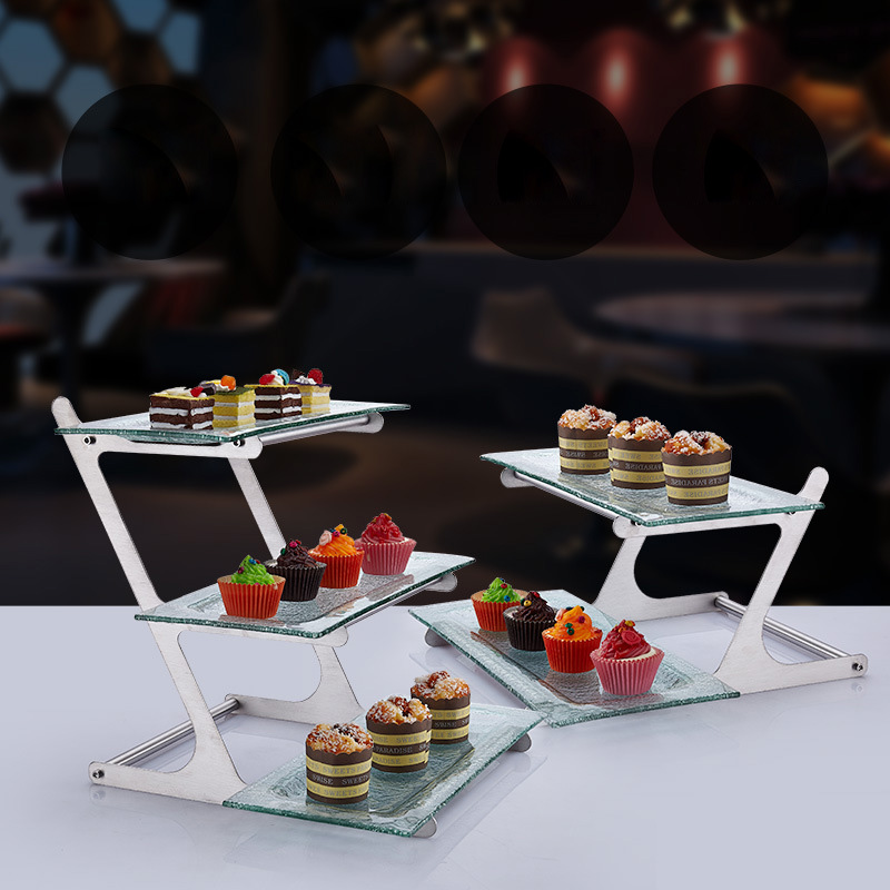 Kệ trưng bánh kẹo sushi Buffet Khách Sạn OEM JD0047