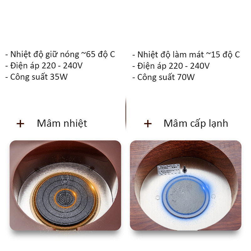 Bình làm lạnh và hâm nóng thức uống OEM JD1111