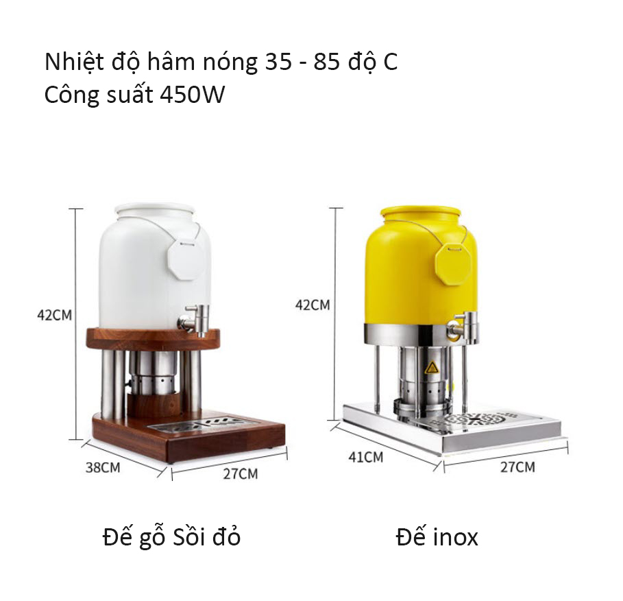 Bình hâm nóng cafe trà sữa buffet OEM JD4001
