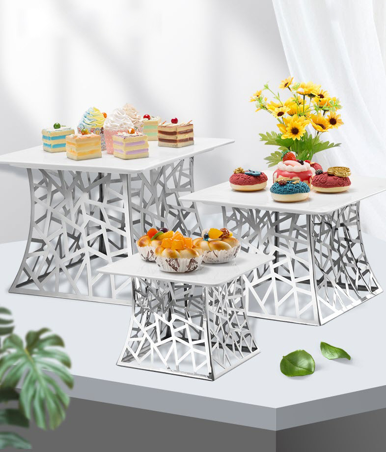 Kệ trưng bày bánh kẹo sushi buffet OEM JD0012