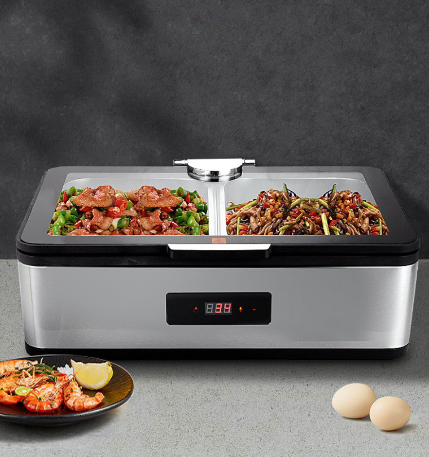 Nồi hâm nóng thức ăn dimsum buffet OEM JD0013