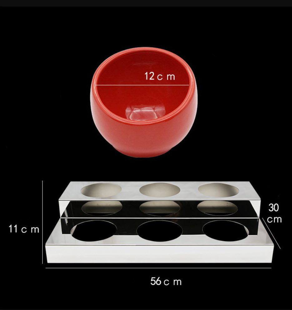 Kệ đựng nước chấm nước sốt gia vị cho Nhà Hàng buffet OEM JD8749