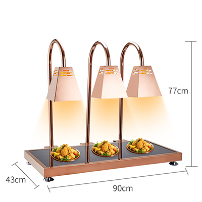 Đèn hâm nóng thức ăn buffet để bàn OEM JD0122