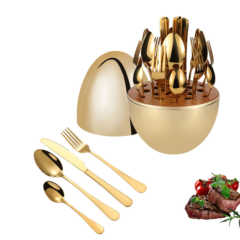 Set dao muỗng nĩa 24 món cho bàn ăn OEM JM001