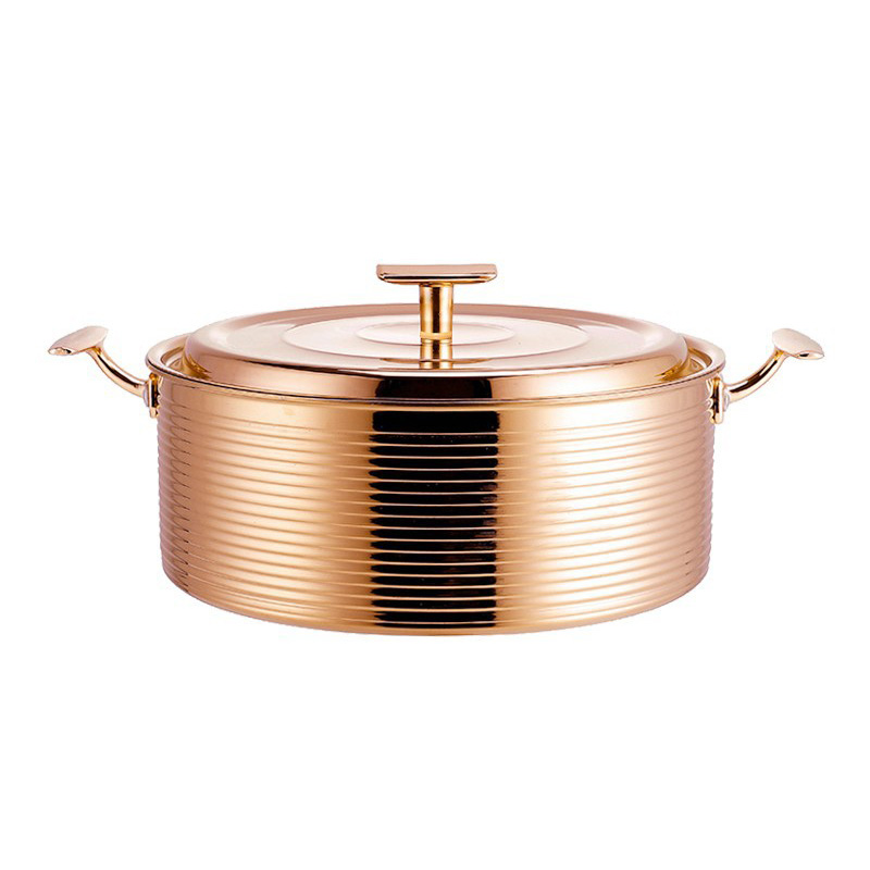 Nồi inox 304 mạ vàng thiết kế 3 lớp OEM ZK002
