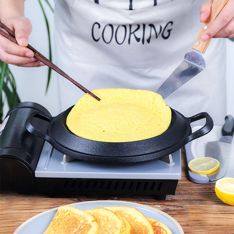 Chảo gang làm bánh Pancake size 17cm OEM JB26