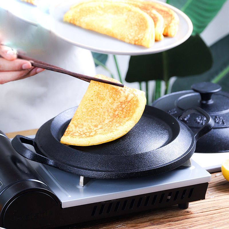 Chảo gang làm bánh Pancake size 17cm OEM JB26
