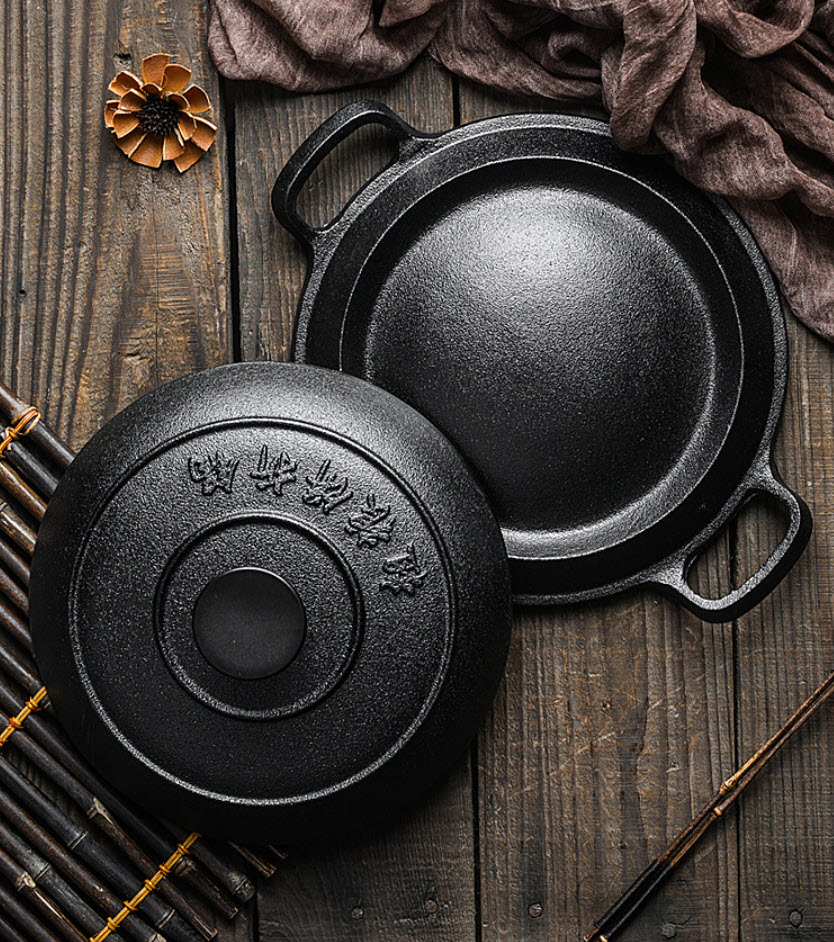 Chảo gang làm bánh Pancake size 17cm OEM JB26