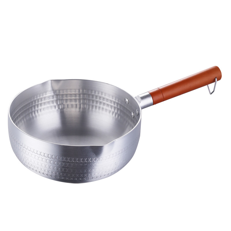 Nồi nhôm Japanese style 1 tay cầm nấu soup nấu mì Ramen OEM ZK012