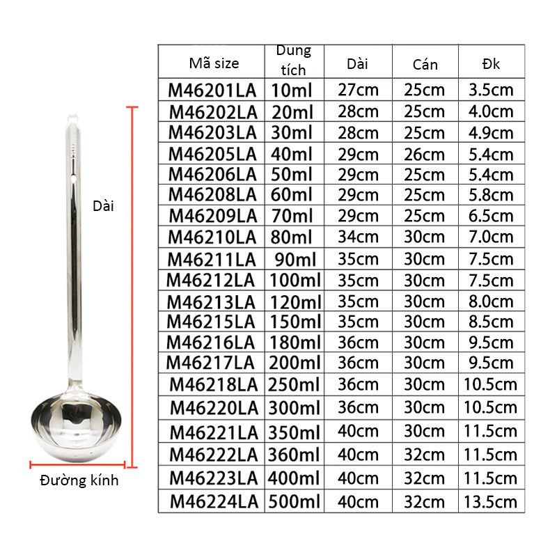 Muỗng gia vị muỗng soup cho Nhà Hàng buffet OEM JD4620