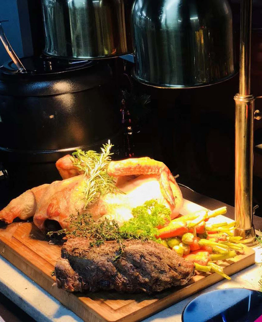 Đèn hâm nóng thức ăn buffet cho Nhà Hàng OEM JD1210