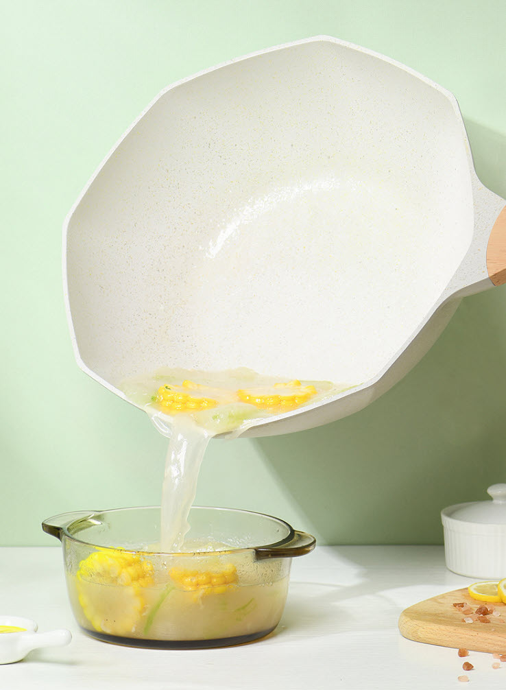 Chảo chống dính 2 lớp vân đá y tế OEM HM2
